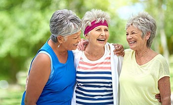 3 mature aged women