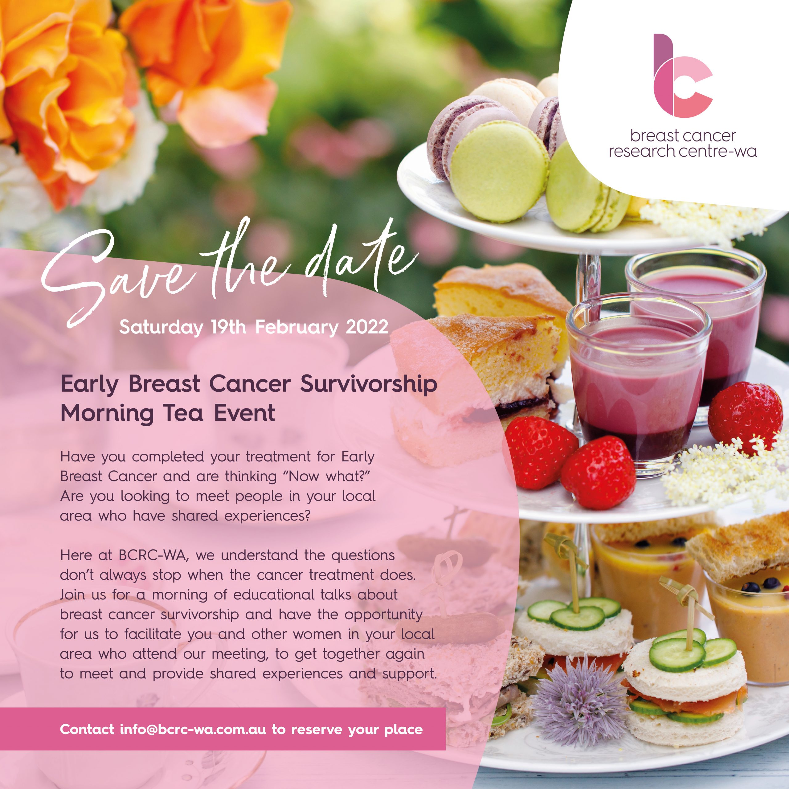 Early Breast Cancer Survivorship Morning Tea Event